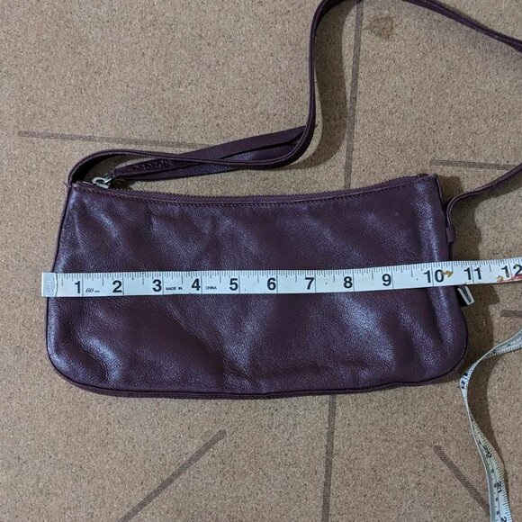 Oroton Purple Leather Clutch Mini Handbag - Picture 5 of 10